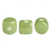 Cuentas de vidrio Minos® par Puca® - Opaque pistachio 02020/32062